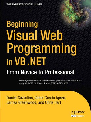 cover image of Beginning Visual Web Programming in VB .NET